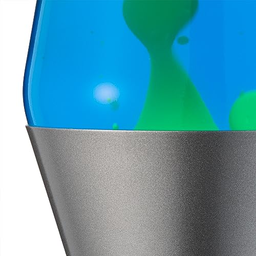 14.5" Yellow/Green Wax and Blue Liquid Motion Light P826