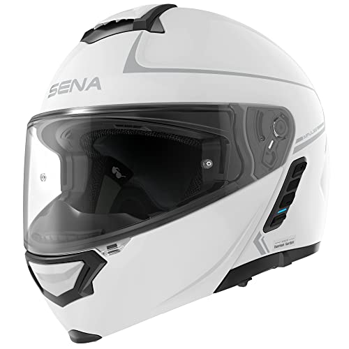 Matte Black Large Dual Visor Modular Bluetooth Helmet Z868