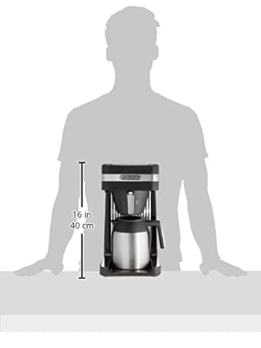 10-Cup Black Stainless Steel Coffee Maker J1942