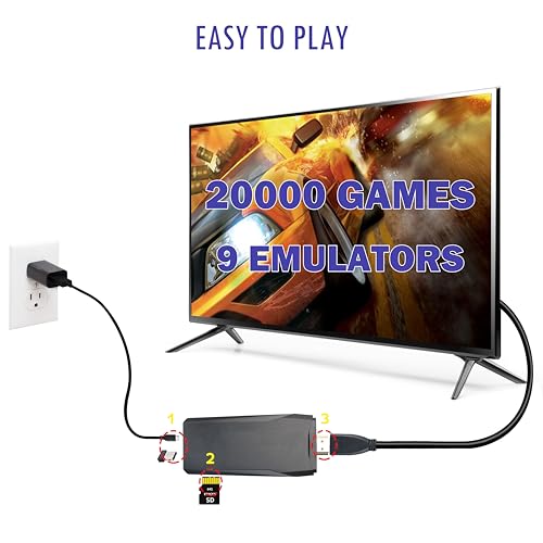 Wireless Retro Game Console Stick with 20000+ Games C4342