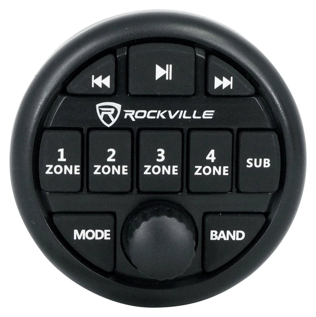 White 8" Marine Wakeboard Tower Speakers with Single-Din Receiver P479116