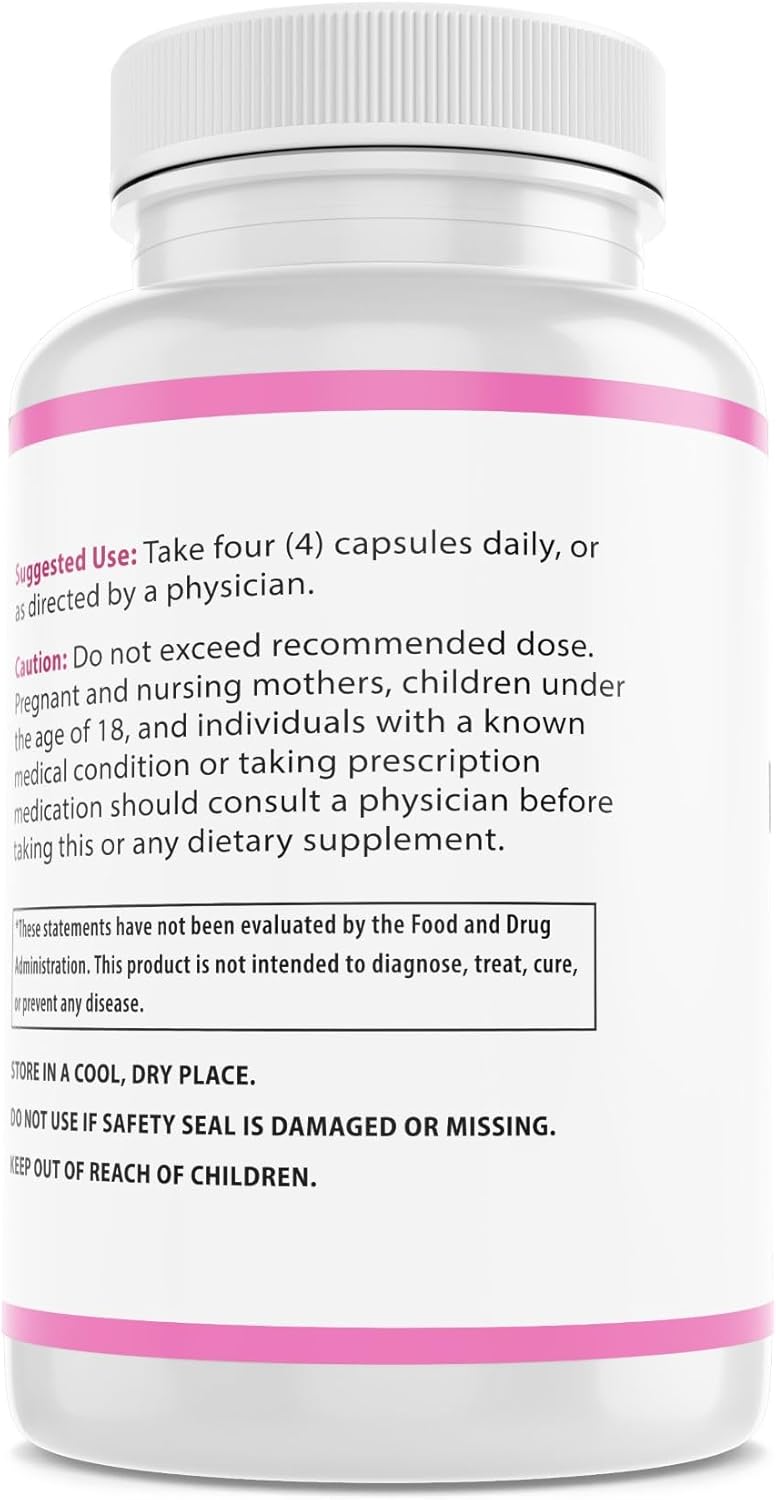 2050mg per Serving 120 Capsules Inositol Supplement I617