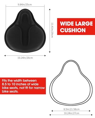 Large Padded Bike Seat Cover B9316