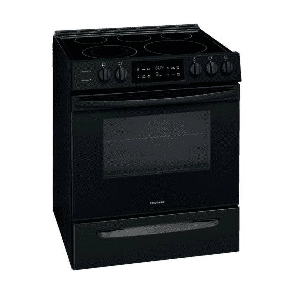 Black 30 in Freestanding Range with Self-Cleaning H341412