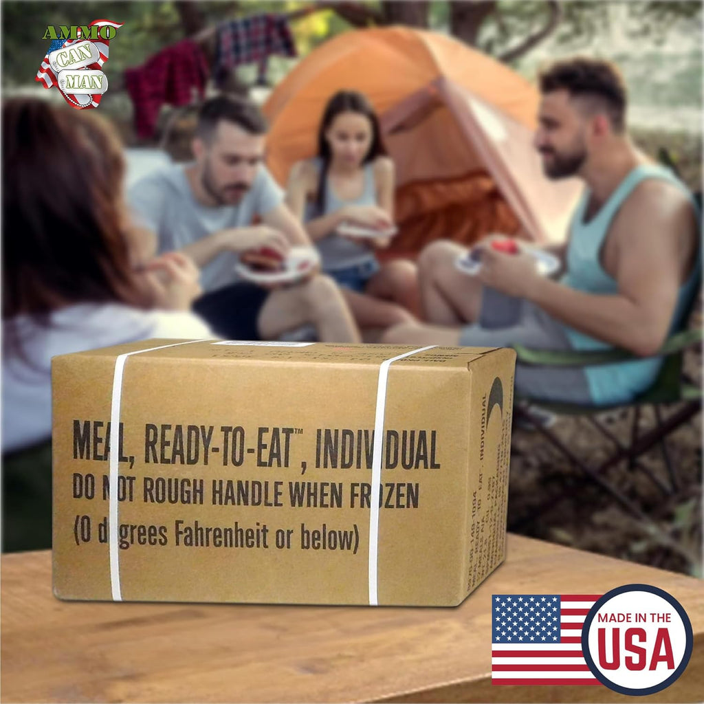 12 Pack MRE with Flameless Heaters and Freeze Dried Meals V20337