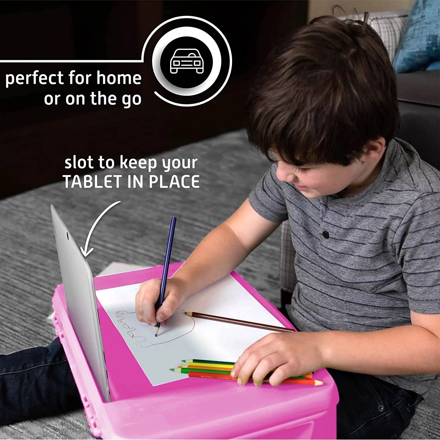 Pink Folding Lap Desk J9333