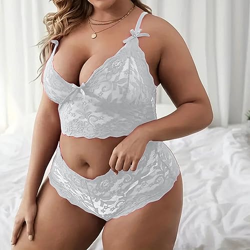 Women Lingerie Teddy with Bow Tie Side Slit Bodycon Mini Bodysuit M923879