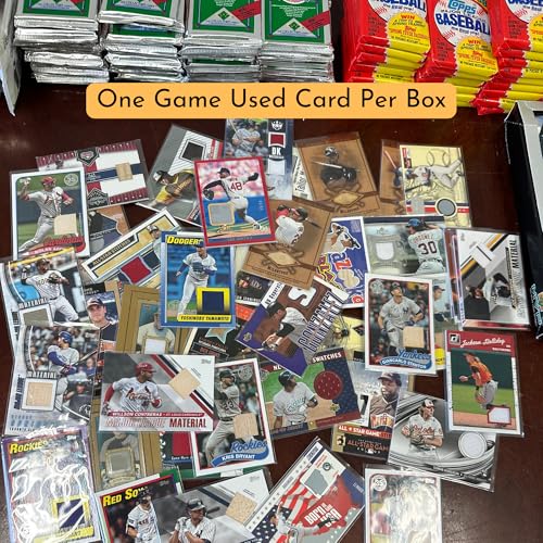 500 Cards Plus Sealed Pack Baseball Card Mystery Box G27447