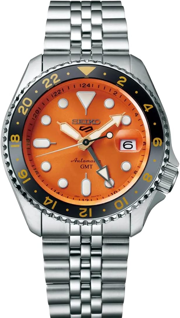 Orange Dial Automatic Men's Watch B6897