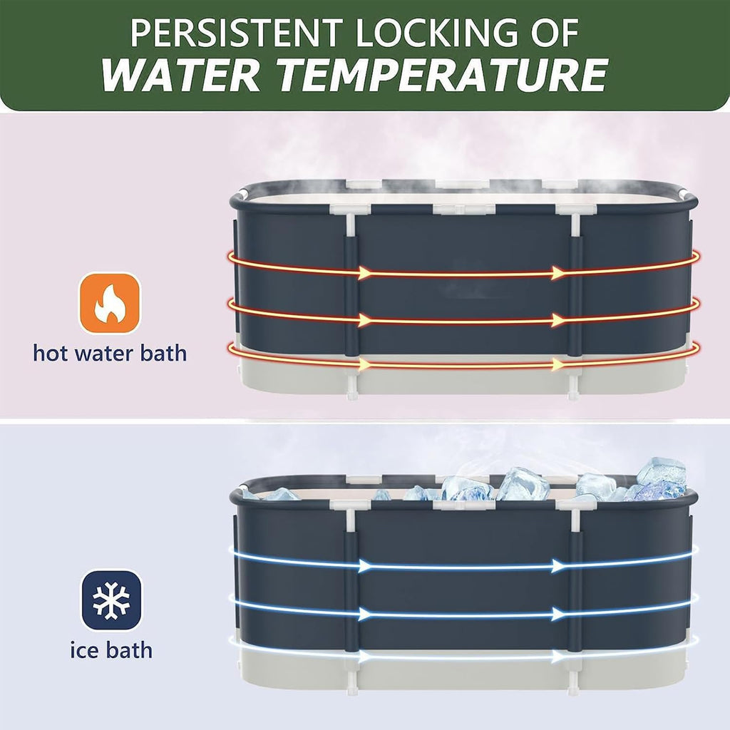 PVC SUS Stainless Steel Foldable Bathtub X289