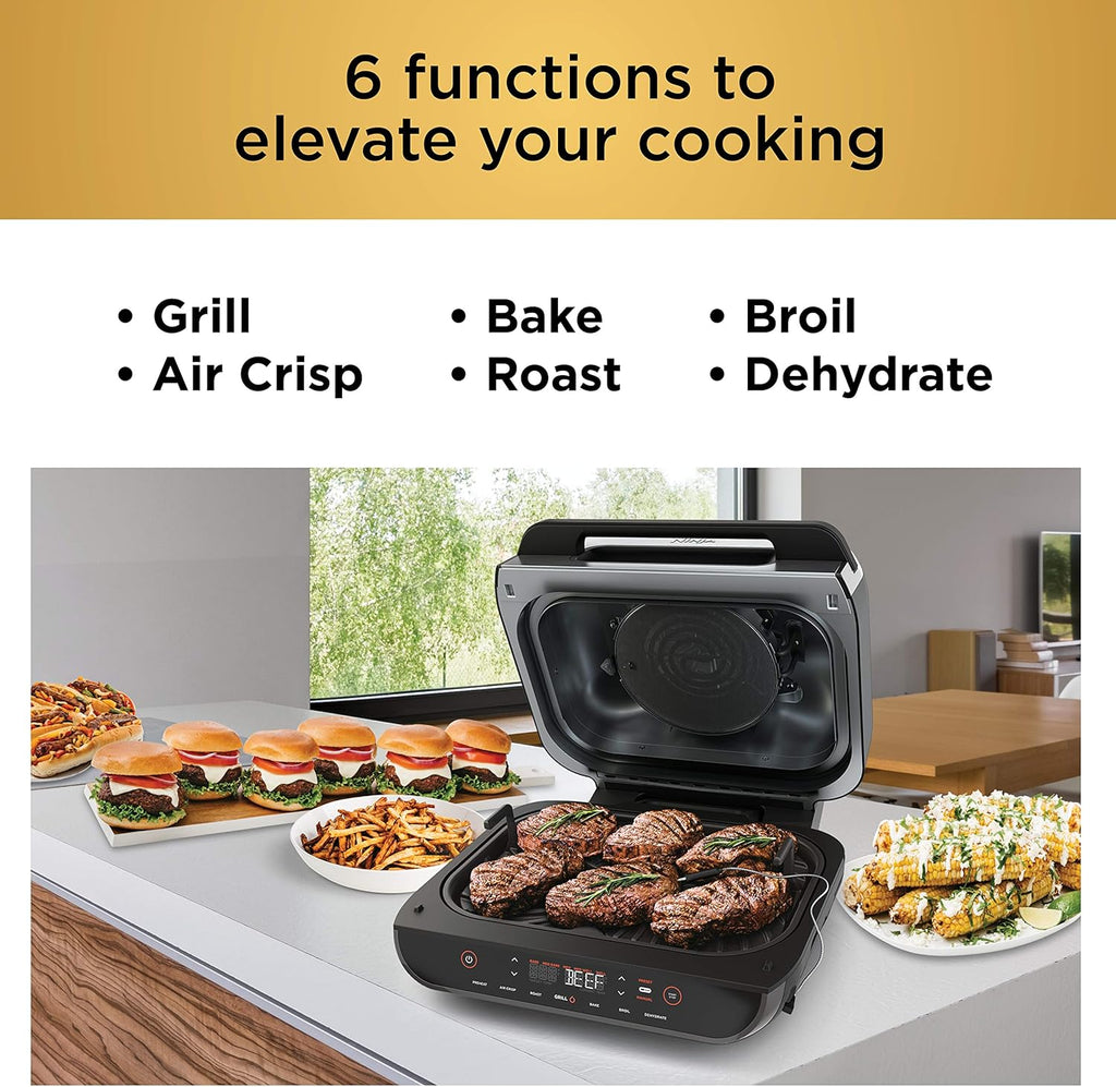 Black Indoor Grill with Air Fry H510900