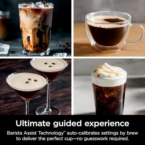 Stainless Steel Espresso Machine and Drip Coffee Maker with Integrated Coffee Grinder and Milk Frother F54576
