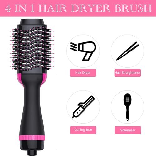 4 in 1 Hair Dryer and Styler with Ceramic Titanium Barrel O231742