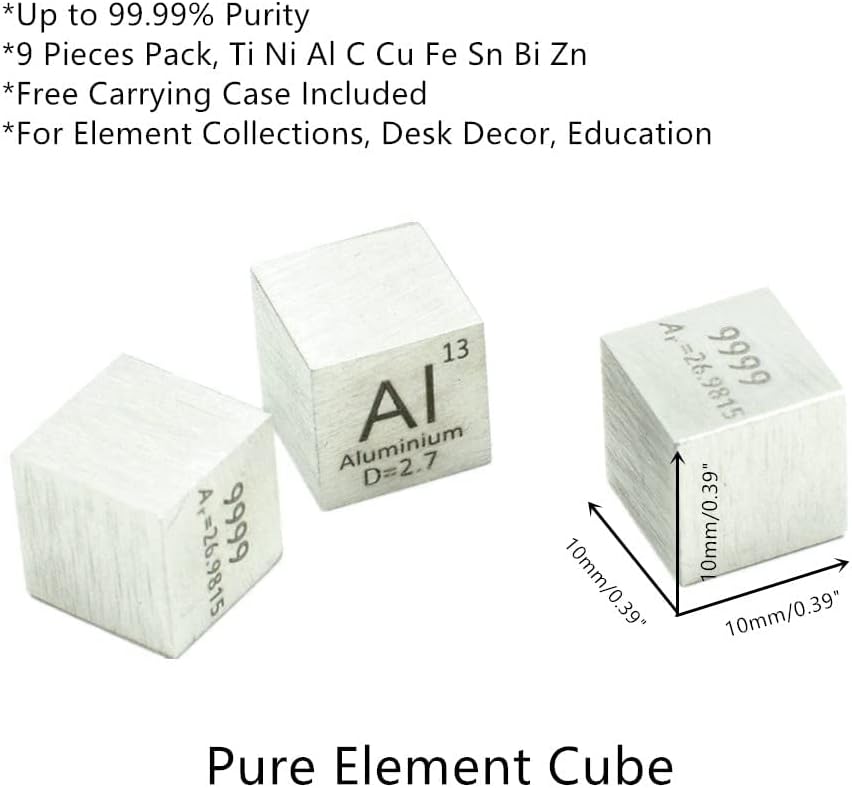 9 PCS 10mm Density Cubes Set A21726