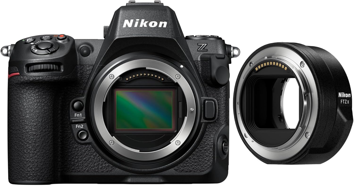Nikon Z8 Mirrorless Camera Body with Nikon FTZ II Mount Adapter I35090