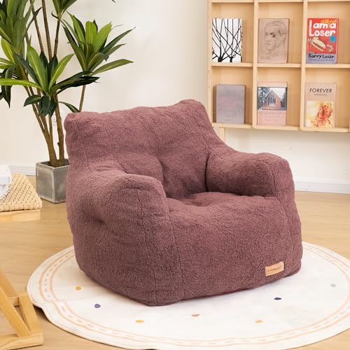 Black Bean Bag Chair with Memory Foam X47611