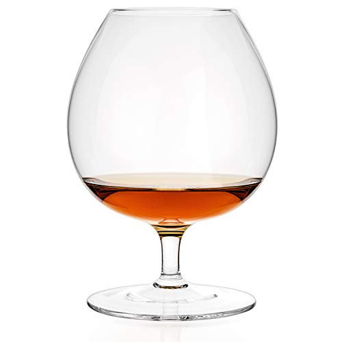 Set of 2 Crystal Snifter Glasses O8269