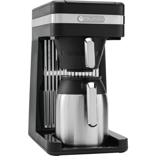 10-Cup Black Stainless Steel Coffee Maker J1942
