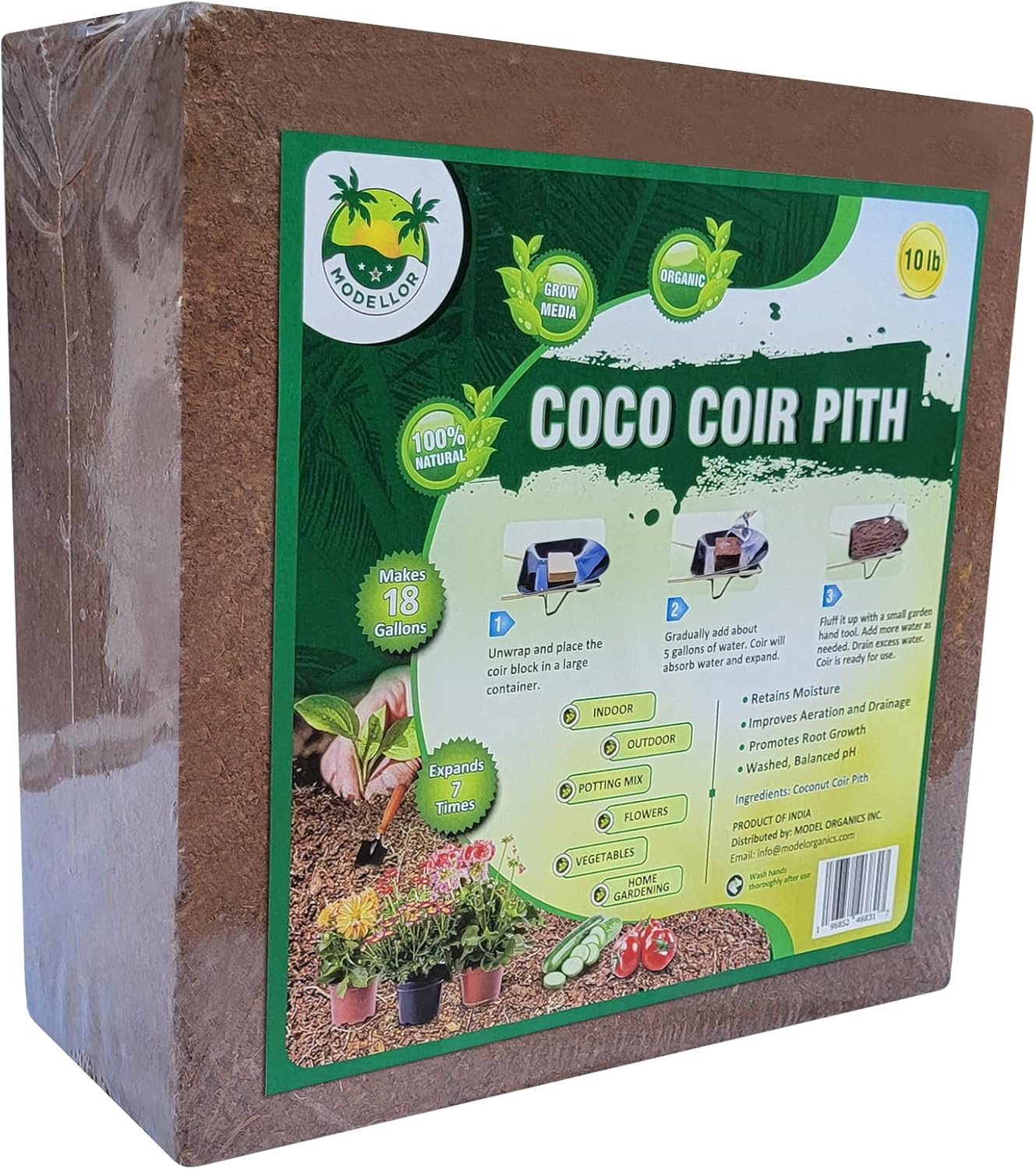 Coco Coir Brick 10 lb. Q50070