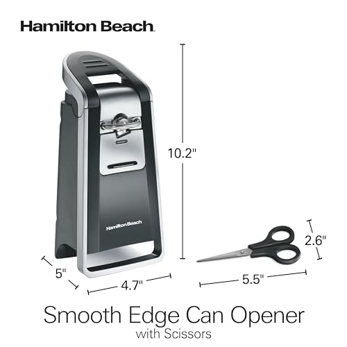 Smooth Edge Electric Automatic Can Opener, Black and Chrome Z889991