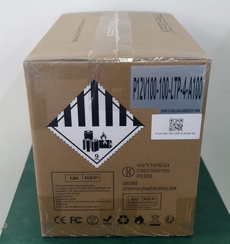 12.8V 300Ah 3840Wh LiFePO4 Battery with 200A BMS P868759