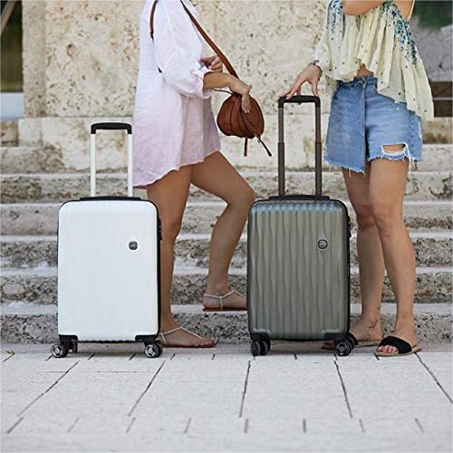 Gunmetal Expandable Hardside Luggage with Spinner Wheels and TSA Lock, Carry-On 19-Inch M67149