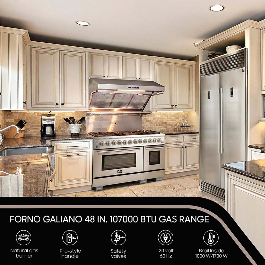 Gold Professional 48" Freestanding Gas Range C541