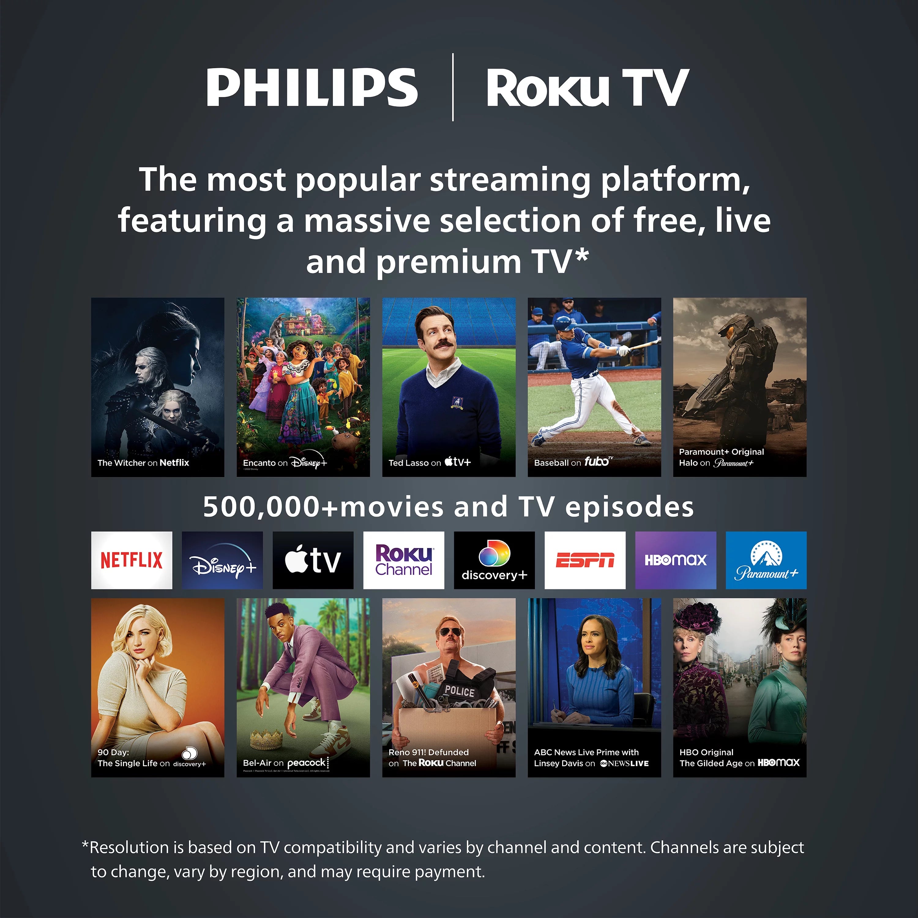 50" 4k Ultra HD Roku Smart LED TV E75339