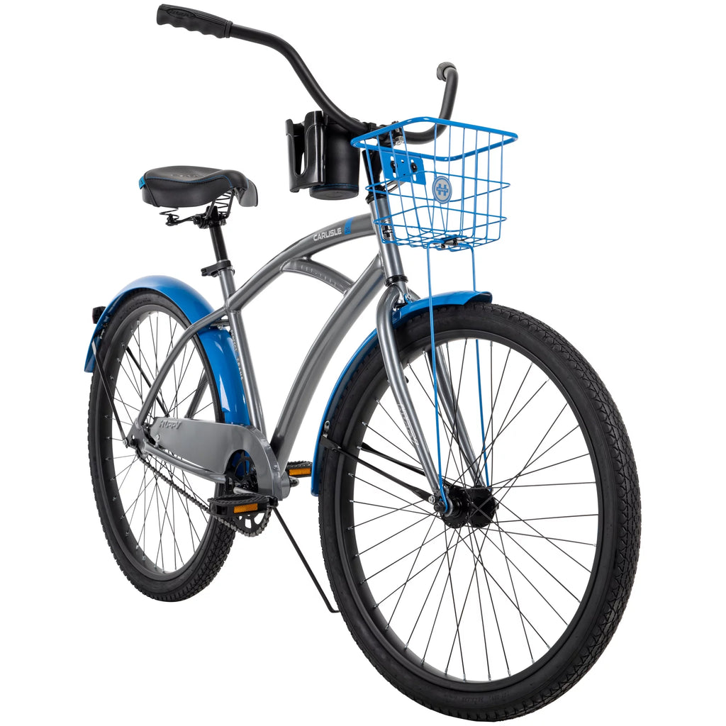 Gray and Blue 26-In. Cruiser Bicycle Z1429
