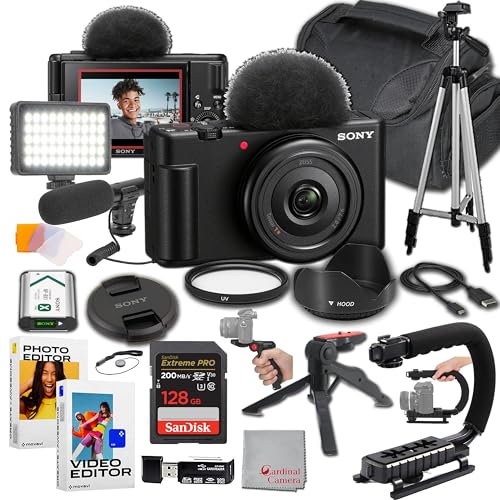 128GB Memory, Mic, Video Light, Tripod Bundle (21pc) Z836064