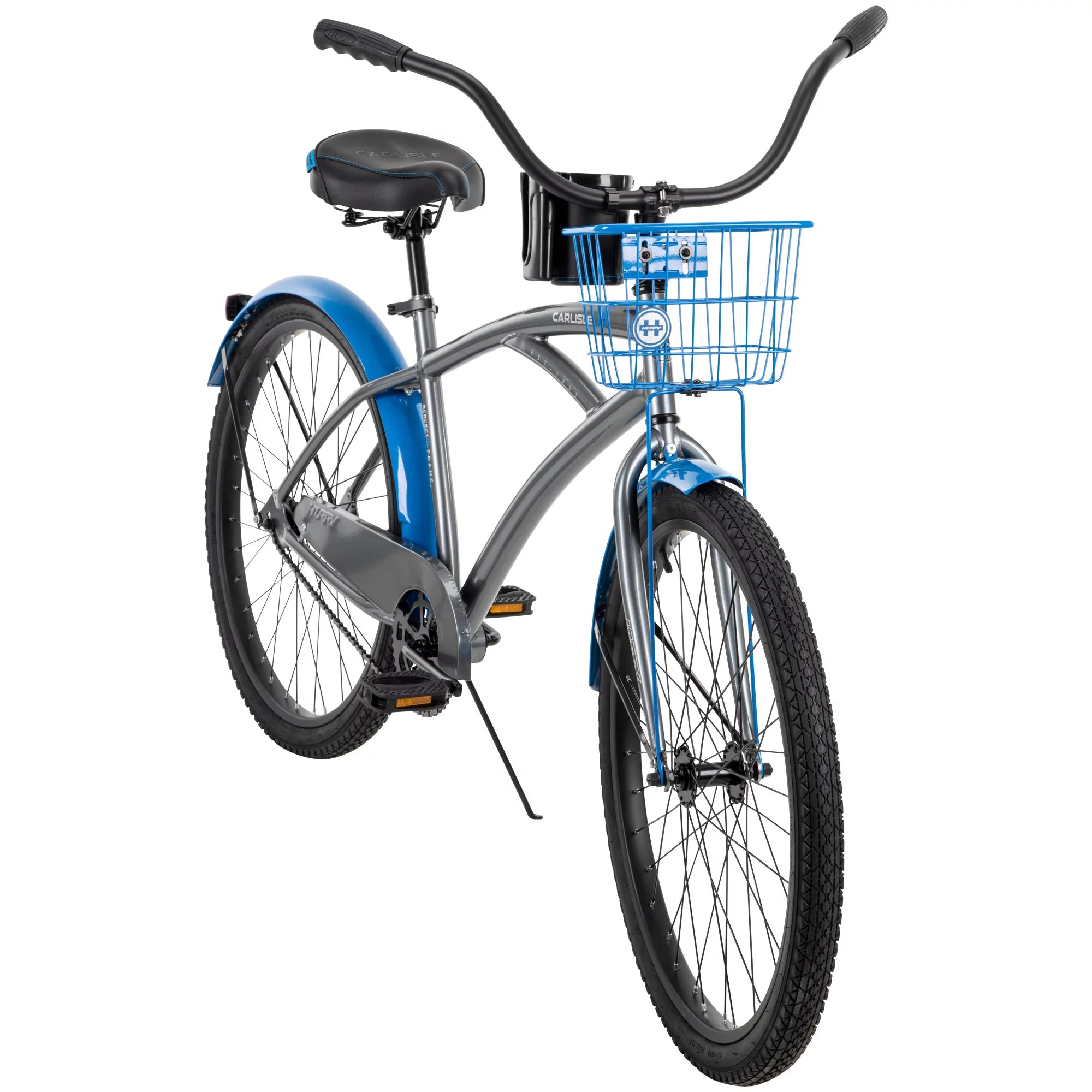 Gray and Blue 26-In. Cruiser Bicycle Z1429