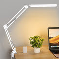 LED Desk Lamp with Clamp, 3 Lighting 10 Brightness Modes, Black E6114