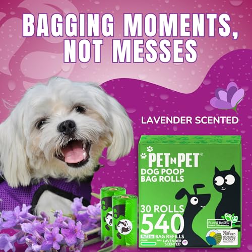270 Counts Unscented Plant Based Dog Poop Bags I3721