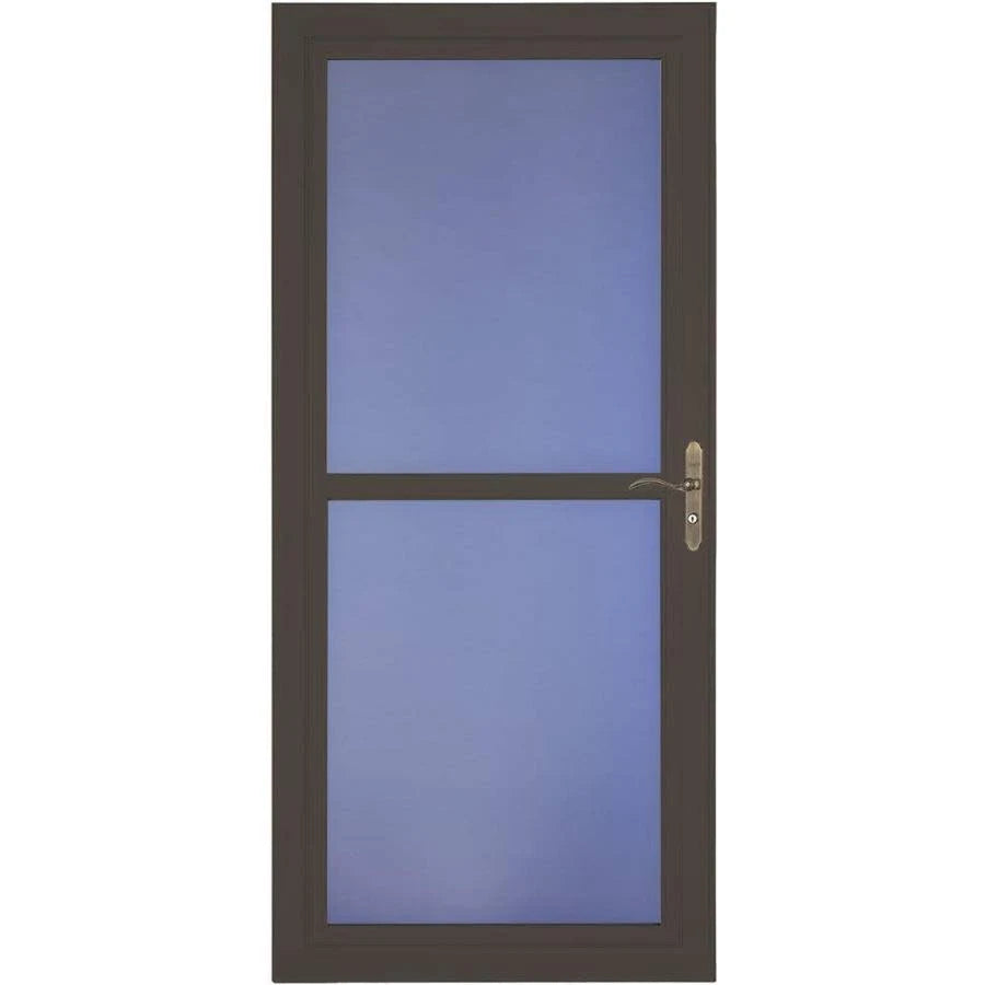 Brown Full-View Aluminum Storm Door C3297