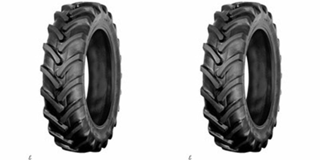 Set Of Two 7-16 Farm Tractor Lug R-1 Tires With Tubes 7x16 T3283