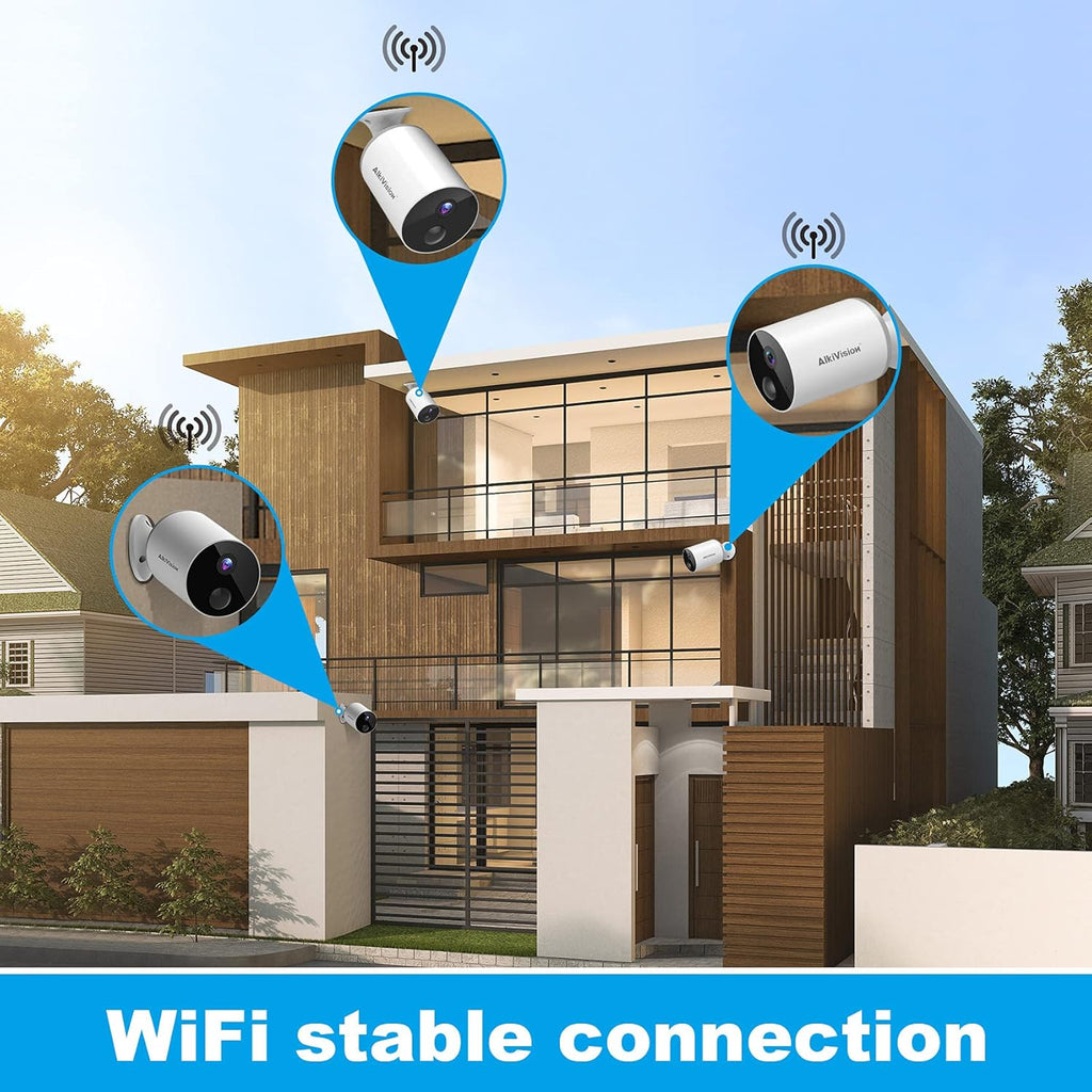 Wireless 1080p HD Outdoor Security Camera with Night Vision O674