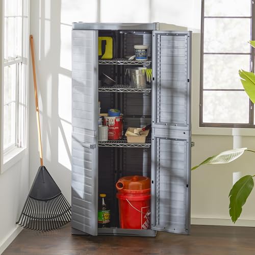 Heavy Duty Base Cabinet with 2 Adjustable Metal Shelves W301765