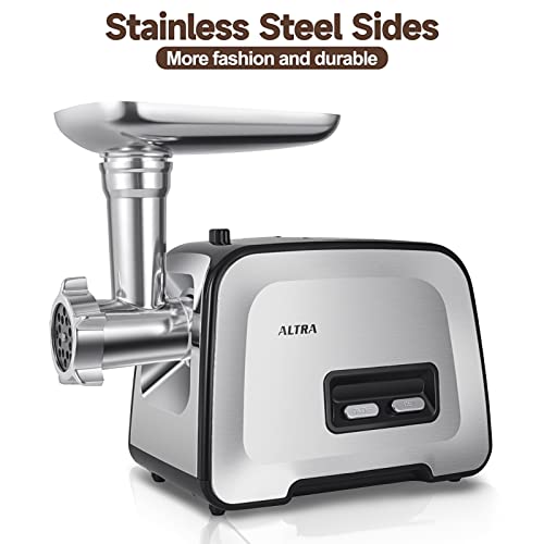 2800W Electric Meat Grinder with Stainless Steel Blades & 3 Grinding Plates H2431
