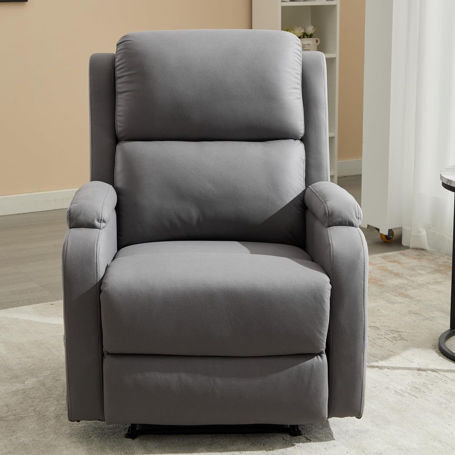 Leather Recliner Chair with Adjustable Backrest F791306