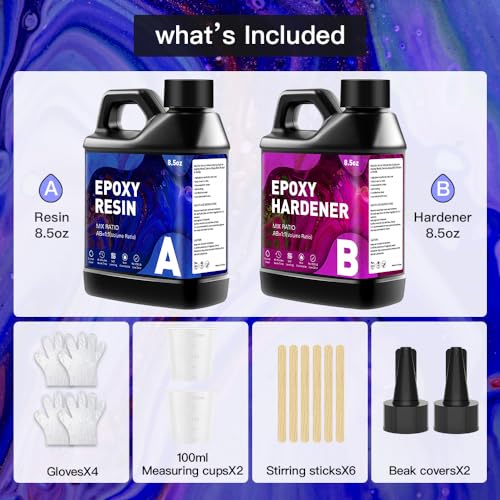 17OZ Crystal Clear Epoxy Resin Kit R151730