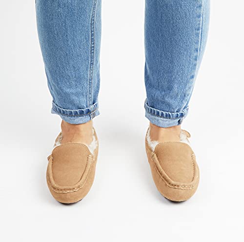 Genuine Shearling Indoor/Outdoor Moccasin Slipper W527