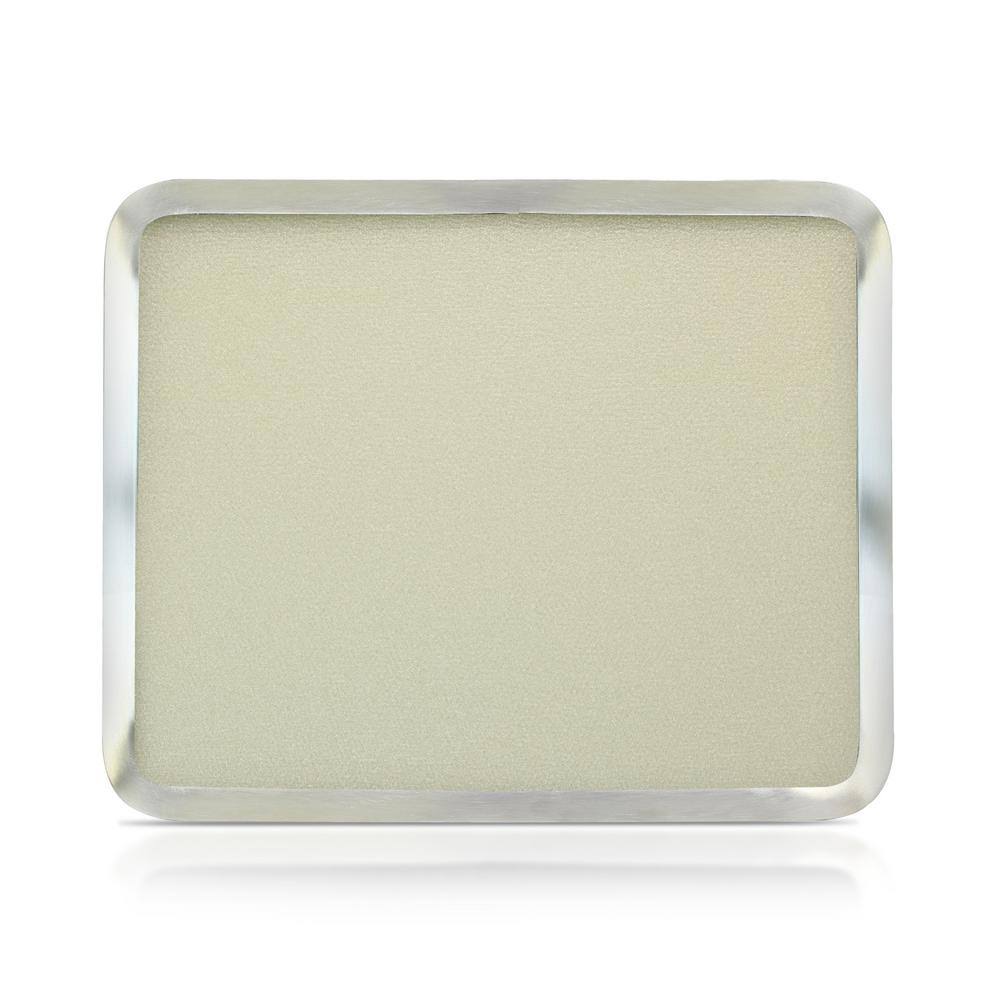 16 x 20 inch Almond Tempered Glass Cutting Board P6913