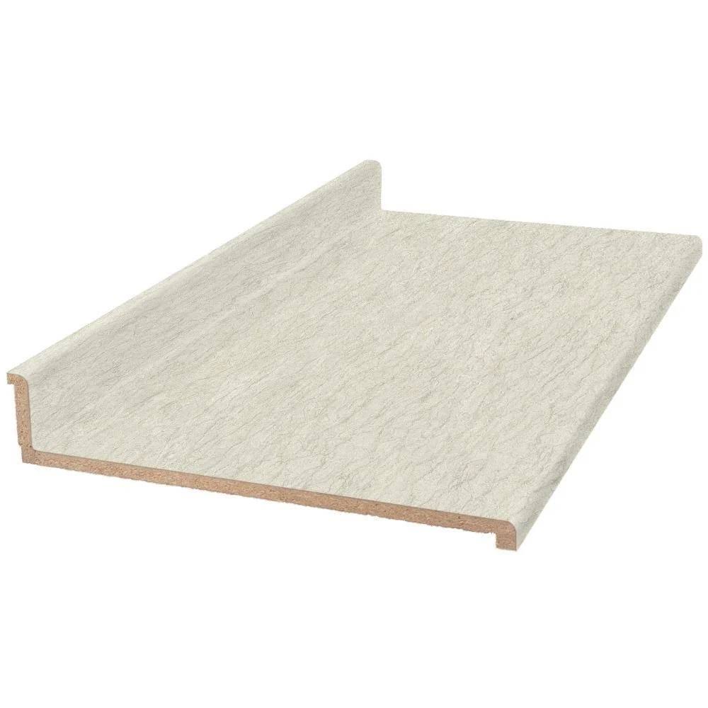 White Laminate Countertop with Backsplash Z876452