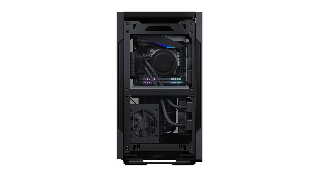 Black Mini-ITX Case with Fabric and Aluminum Panels L526