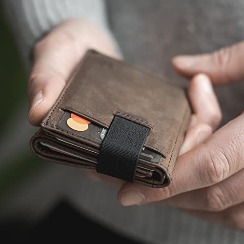 Slim Genuine Leather Wallet with RFID Protection A39948