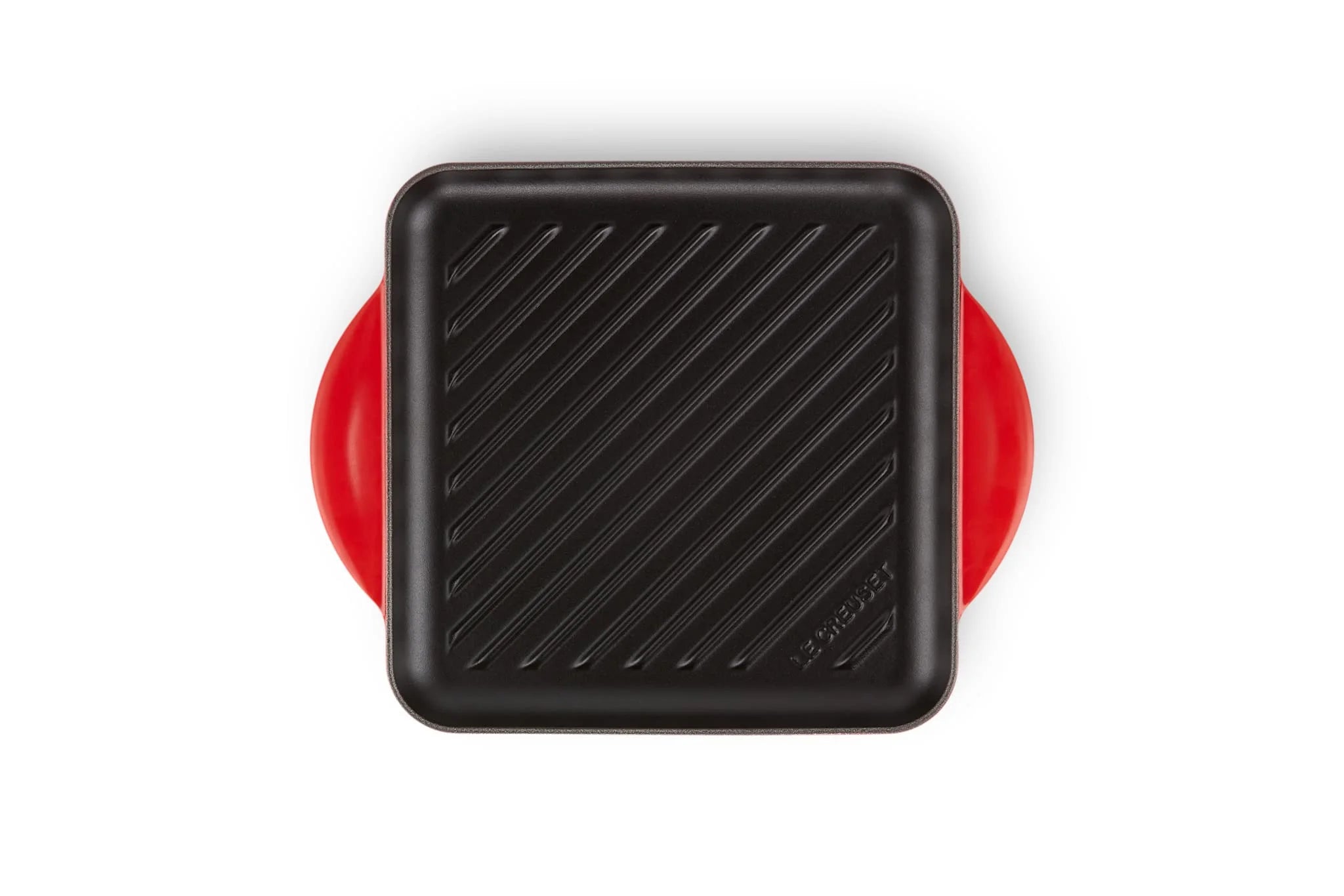 9.5" Enameled Cast Iron Square Skillet Grill X428999