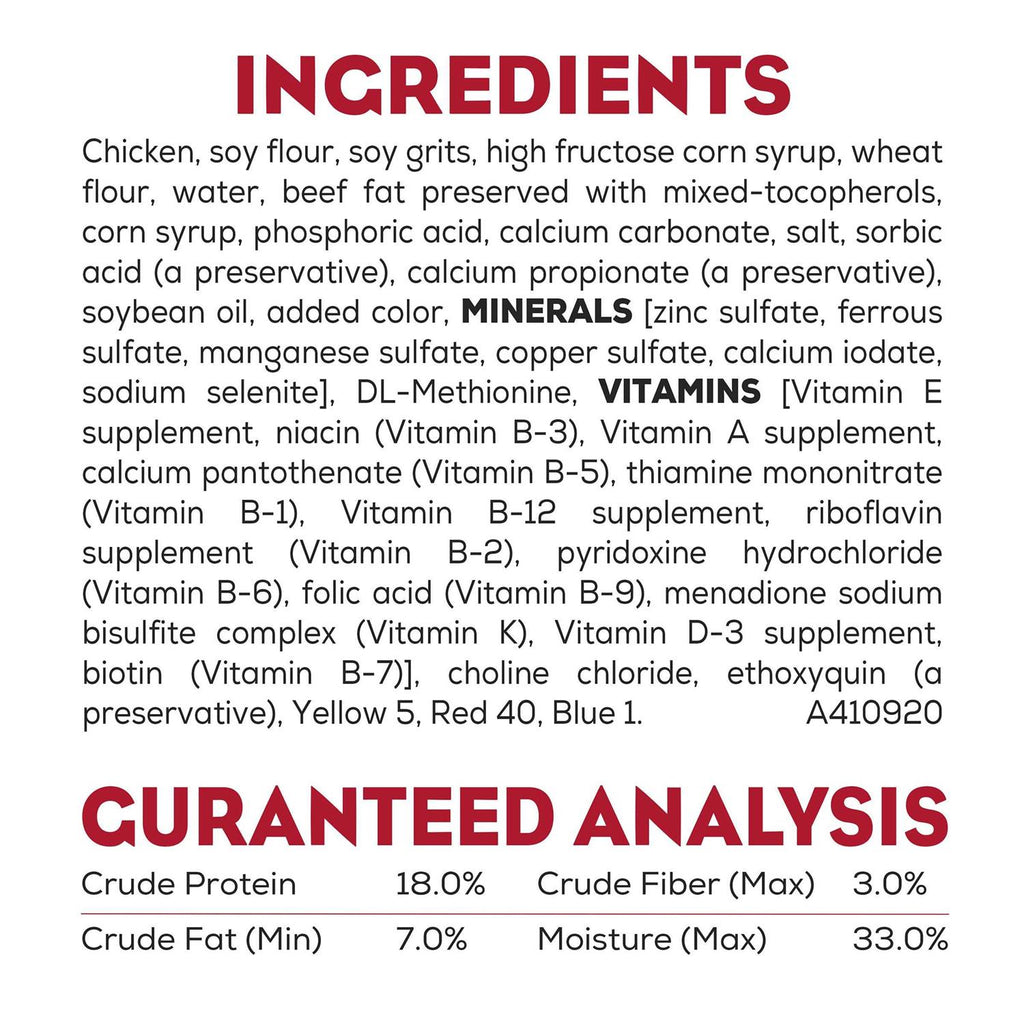 Moist and Meaty Soft Dog Food Real Chicken Recipe C95290