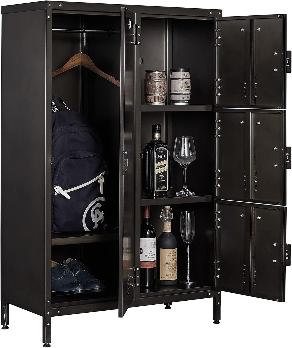 55" Steel 4 Door Locker Storage Cabinet Z836