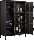 55" Steel 4 Door Locker Storage Cabinet Z836