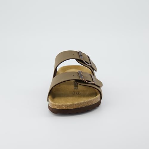 Cork Footbed Sandals with Genuine Suede Footbed L844